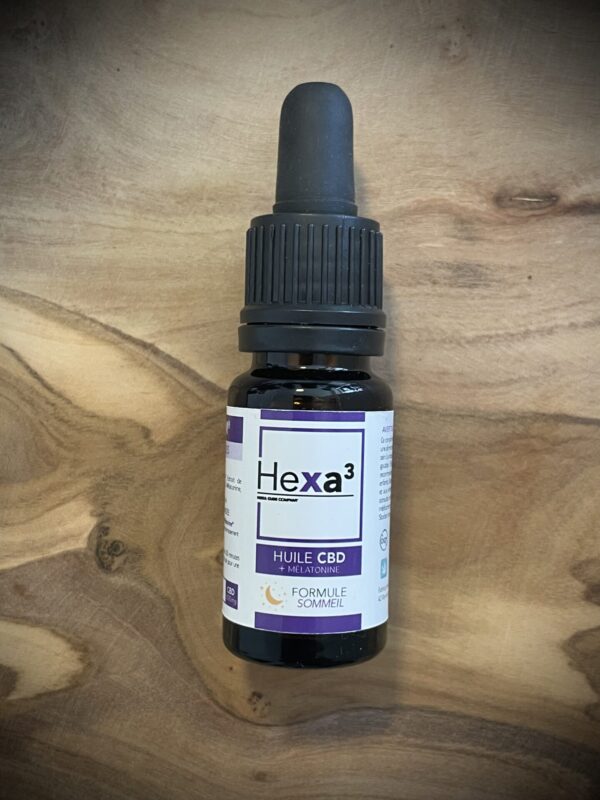 Huile CBD Sommeil Mélatonine hexa      0 % THC