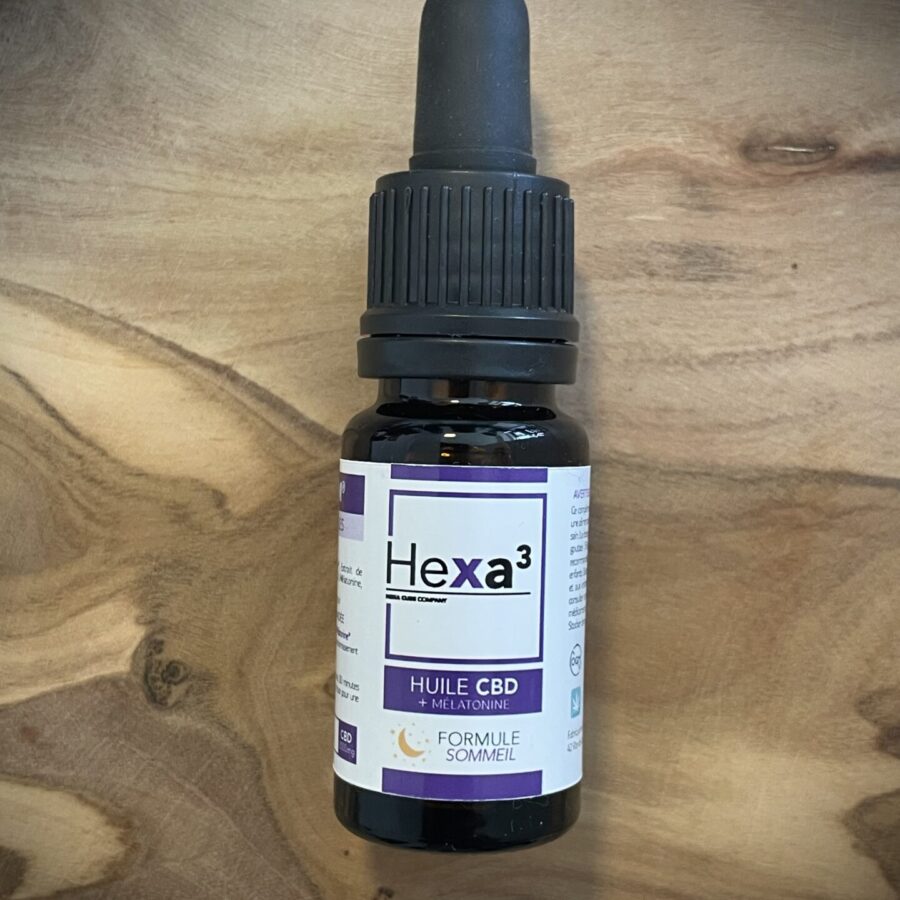 Huile CBD Sommeil Mélatonine hexa      0 % THC
