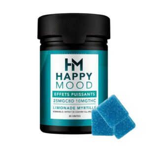 Gummies CBD THC bleu HAPPY MOOD