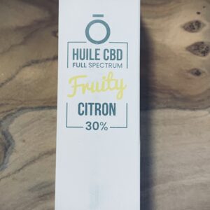 Huile fruity CBD 30% saveur citron