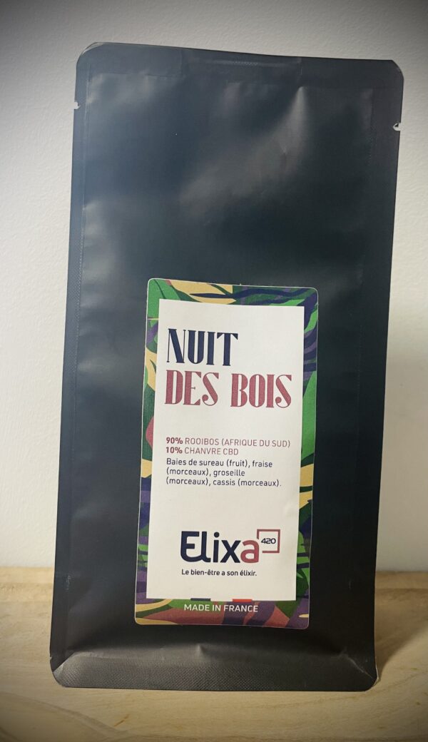 Infusion CBD Bio Nuit des Bois (50 g) – Douceur Fruitée et Repos Naturel