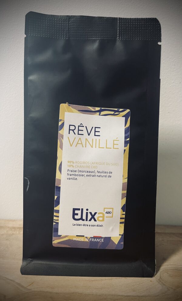 Infusion CBD Bio Rêve Vanillé (50 g) – Douceur et Sérénité Gourmande